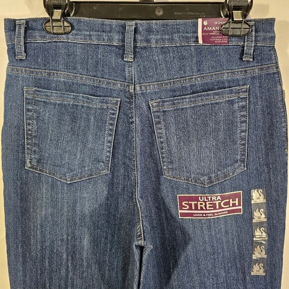 Gloria Vanderbilt Amanda Blue Denim  Jeans NWT Women's 10S - Picture 6 of 7